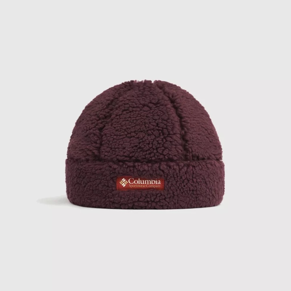 Columbia x MadHappy Sherpa Fleece Beanie - Brown - NWT